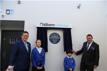 Warwick Parkway 25 Years plaque